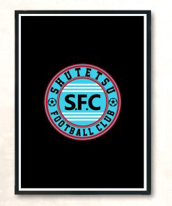 Soccer Club Logo V15 Modern Poster Print