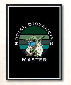 Social Distancing Master Modern Poster Print