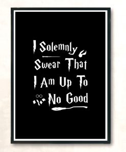 Solemnly Swear Wizard Modern Poster Print