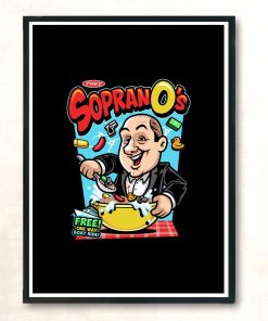 Sopranos Cereal Modern Poster Print