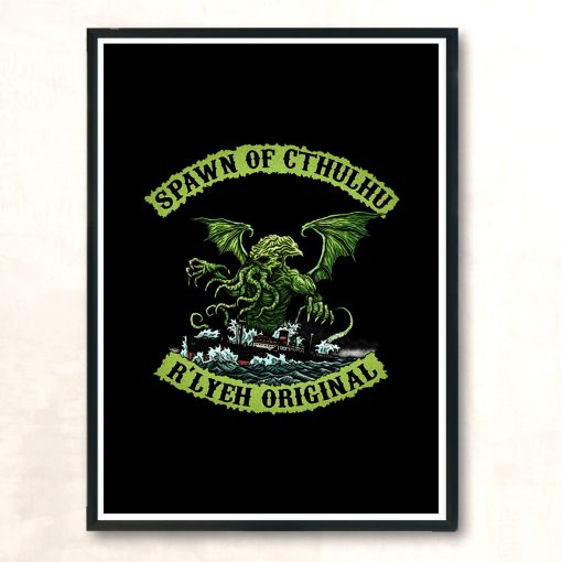 Spawn Of Cthulhu 2 Azhmodai 2018 Modern Poster Print