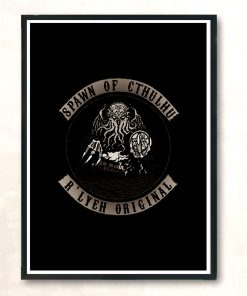 Spawn Of Cthulhu Sepia Modern Poster Print