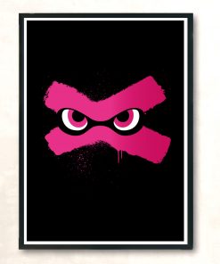 Splat X Pink Modern Poster Print