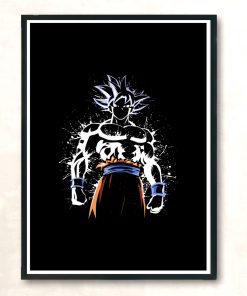 Splatter Ultra Instinct Modern Poster Print