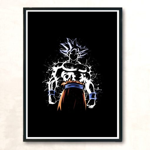 Splatter Ultra Instinct Modern Poster Print