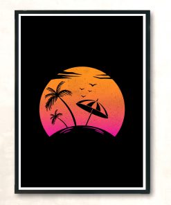 Spring Break Modern Poster Print