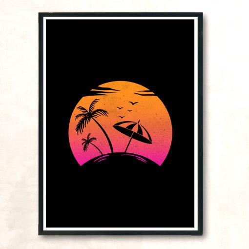 Spring Break Modern Poster Print