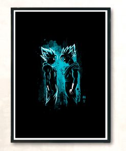 Stain Fusion Modern Poster Print