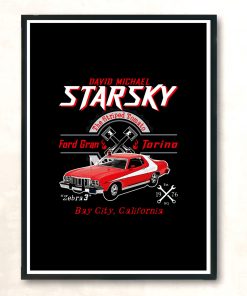 Starsky 1976 Ford Gran Torino Modern Poster Print