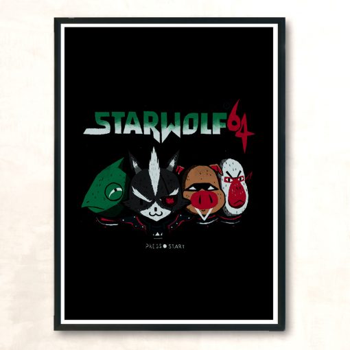 Starwolf 64 Modern Poster Print