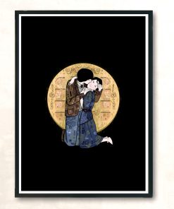 Stranger Klimt Modern Poster Print