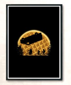 Stranger Moon Modern Poster Print