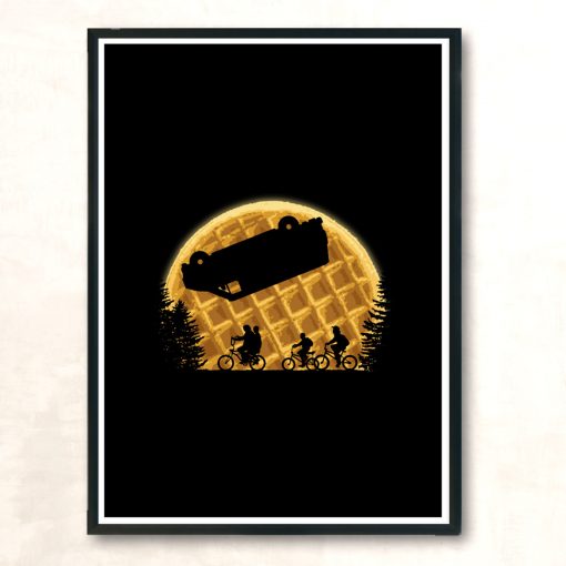 Stranger Moon Modern Poster Print