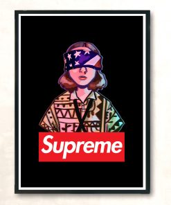 Stranger Things Supreme Eleven Blindfold Vintage Wall Poster