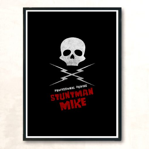 Stuntman Mike Modern Poster Print