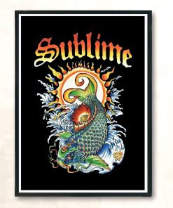 Sublime Koi Fish Vintage Wall Poster