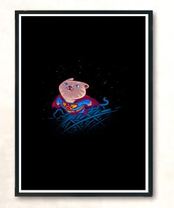 Super Cat Modern Poster Print