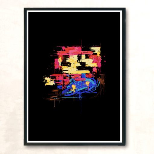 Super Graffiti Bros Modern Poster Print