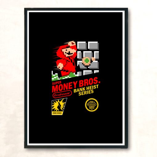 Super Money Bros Modern Poster Print