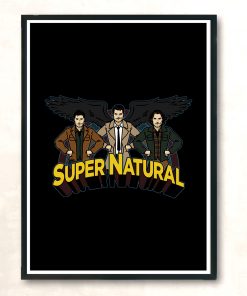 Super Natural Friends Modern Poster Print