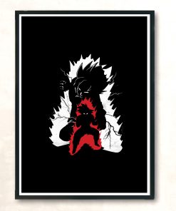 Super Saiyan G Modern Poster Print