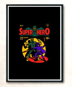 Superhero Comic Modern Poster Print