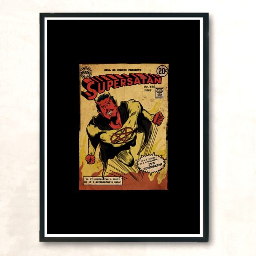 Supersatan 2 Modern Poster Print