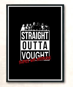 Supes Wit Attitude Modern Poster Print