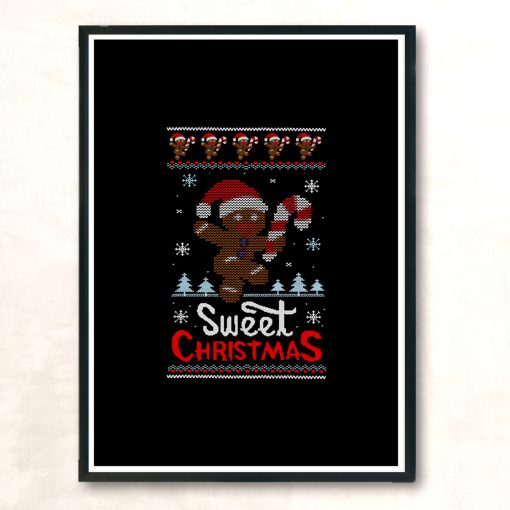 Sweet Christmas Modern Poster Print