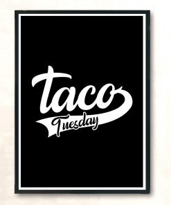 Taco Tuesday Modern Poster Print