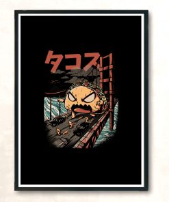 Takaiju Black Modern Poster Print