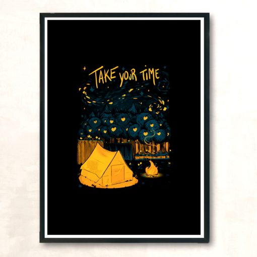 Take Your Time Modern Poster Print