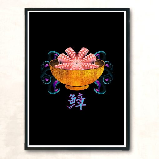 Tako Neon Modern Poster Print