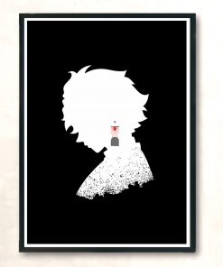 Tanjiro Kamado White Shadow Modern Poster Print