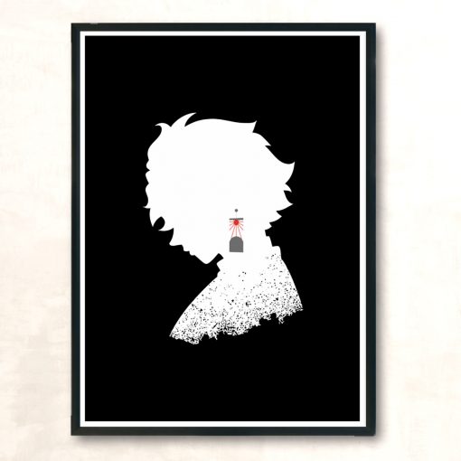 Tanjiro Kamado White Shadow Modern Poster Print