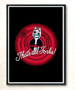 Thats All Forks Modern Poster Print