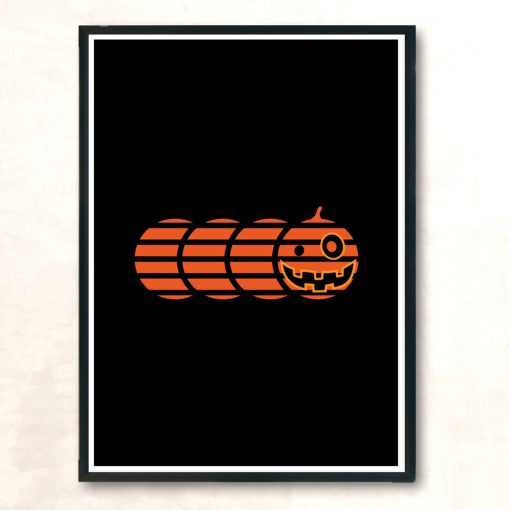 Thats No Pumpkin Modern Poster Print