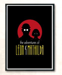 The Adventures Of Leon And Mathilda Modern Poster Print