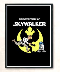 The Adventures Of Skywalker Modern Poster Print