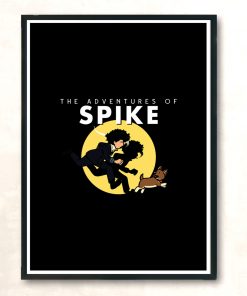 The Adventures Of Spike Modern Poster Print