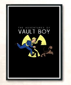 The Adventures Of Vault Boy Modern Poster Print