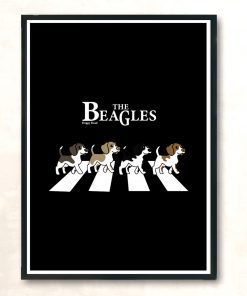 The Beagles Modern Poster Print