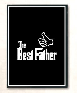 The Best Father 2 Modern Poster Print