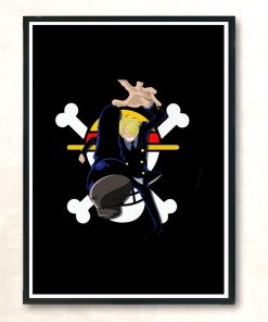 The Black Leg Chef Modern Poster Print