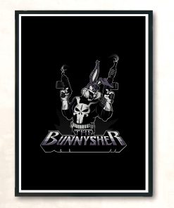 The Bunnysher Modern Poster Print