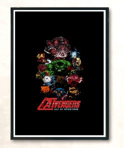 The Catvengers Modern Poster Print