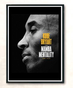 The Mamba Mentality Kobe Bryant Vintage Wall Poster