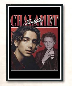 Timothe Chalamet Vintage Wall Poster