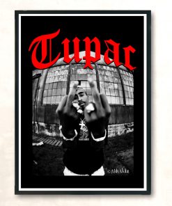 Tupac Birds Vintage Wall Poster