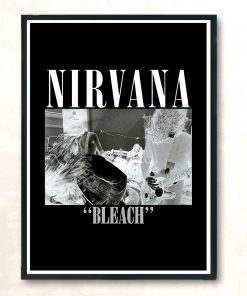 Vintage Rare Nirvana Bleach Kurt Cobain Sweatshirt Vintage Wall Poster